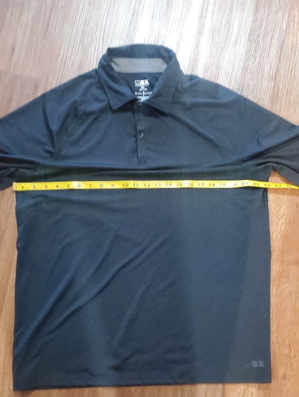 SX Active Long-Sleeve Polo - Black